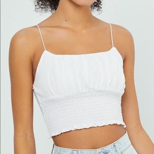 LA Hearts Smocked Bodice Cami Top